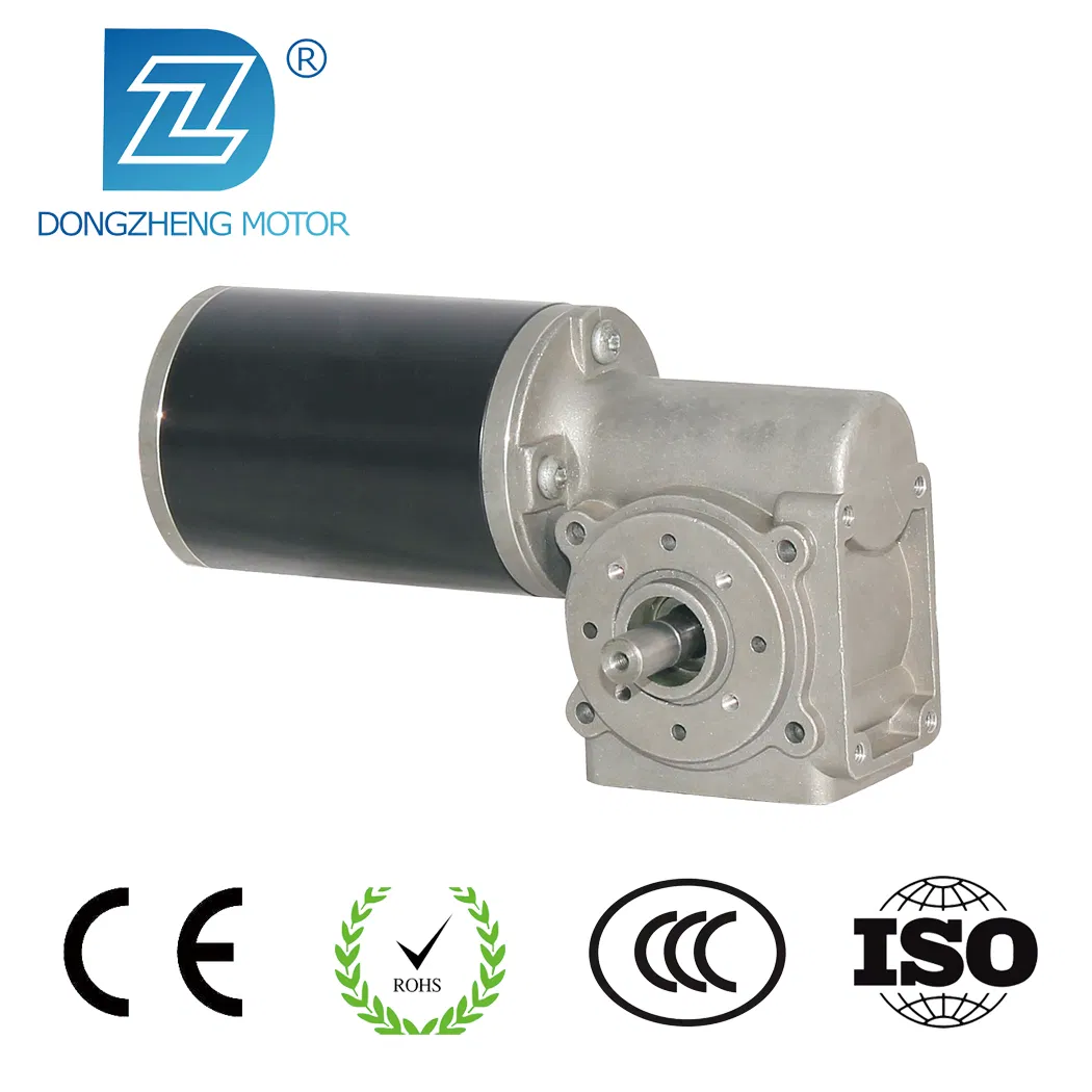 63mm DC Worm Gearbox Auto Door Generator Gear Motor